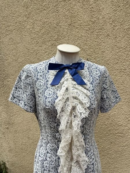 FIFIR YAKA DANTEL ELBİSE