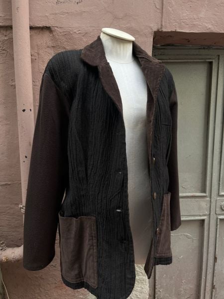 EL DİKİMİ PAMUKLU CEKET