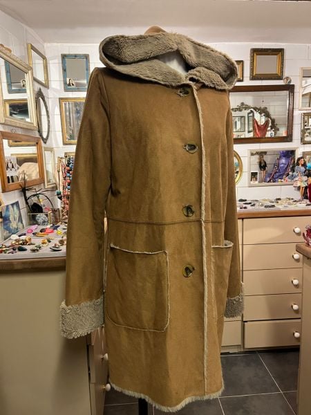 Y2K KAPÜŞONLU PALTO