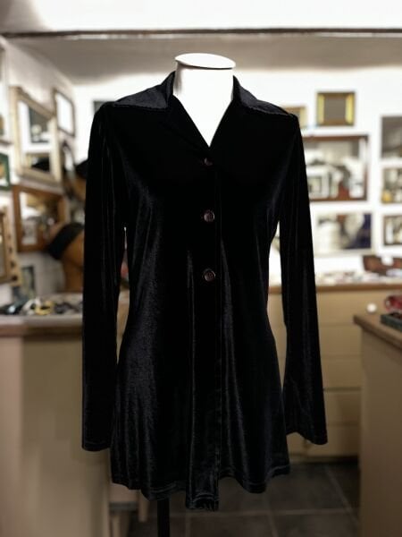 SİYAH KADİFE GÖMLEK