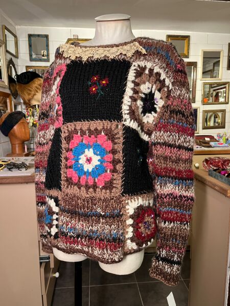 EL ÖRGÜSÜ PATCHWORK KAZAK