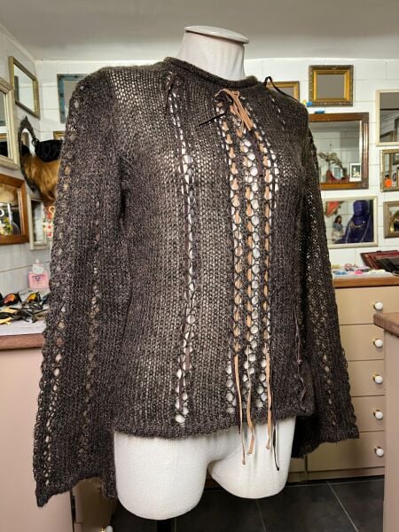 Y2K VAKKO FİLE TRİKO