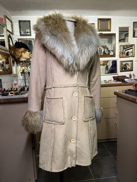 Y2K SUNİ KÜRK KABAN